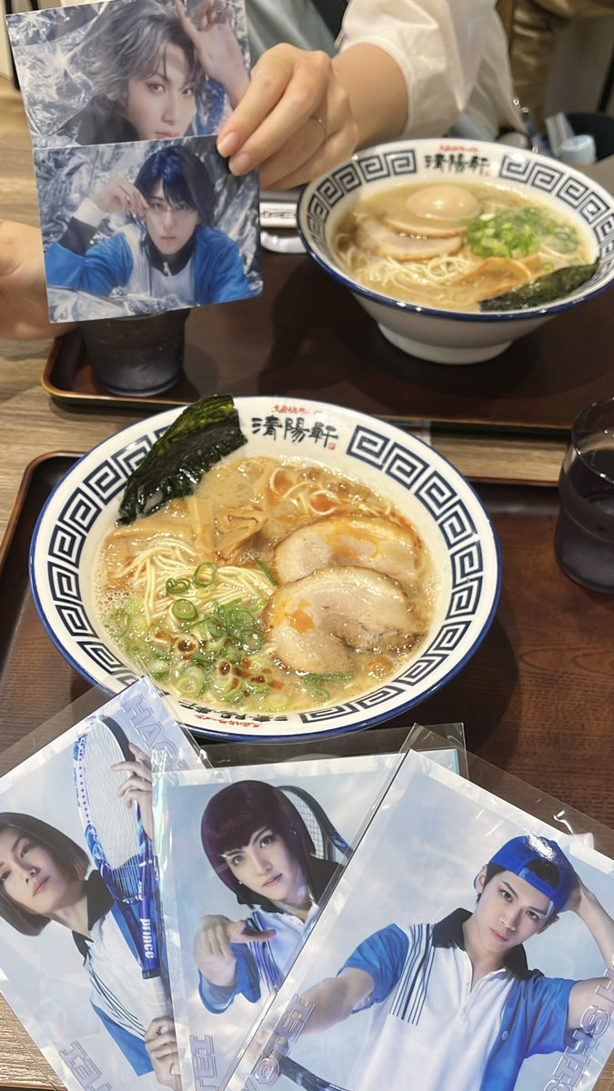 観に行ったらバリカタのラーメン食べたくなって頼んで食べた🍜
