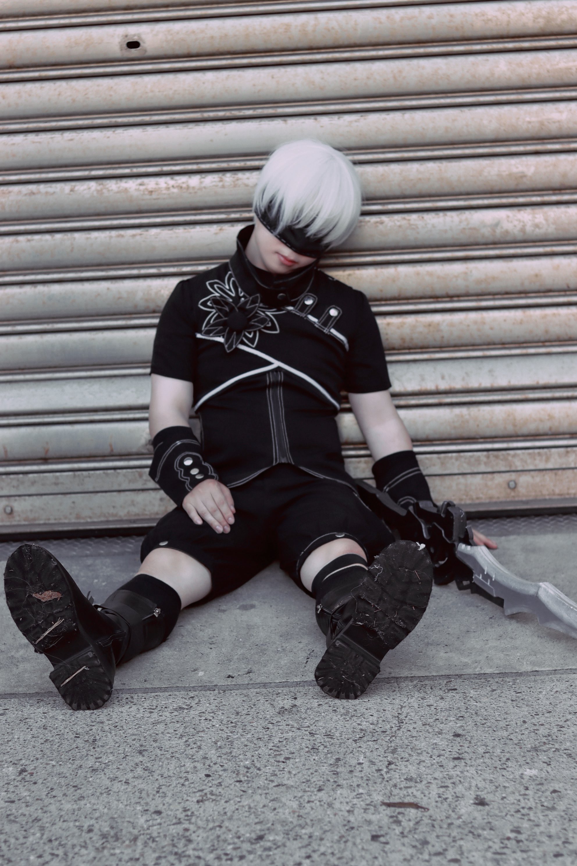 【れん】コスプレ ニーアオートマタ 9S【桜の恋製】 れん】コスプレ ニーアオートマタ 9S【桜の恋製】 9s コスプレ
