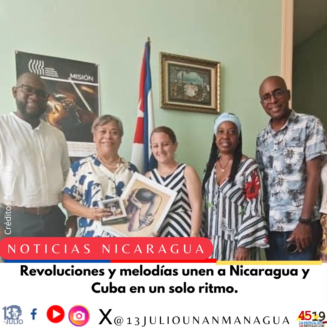 Principales noticias destacadas de interés social en #Nicaragua 🇳🇮
¡Avanzando en revolución! 
#SomosUNAN
#ManaguaSandinista
#4619Victoriosos