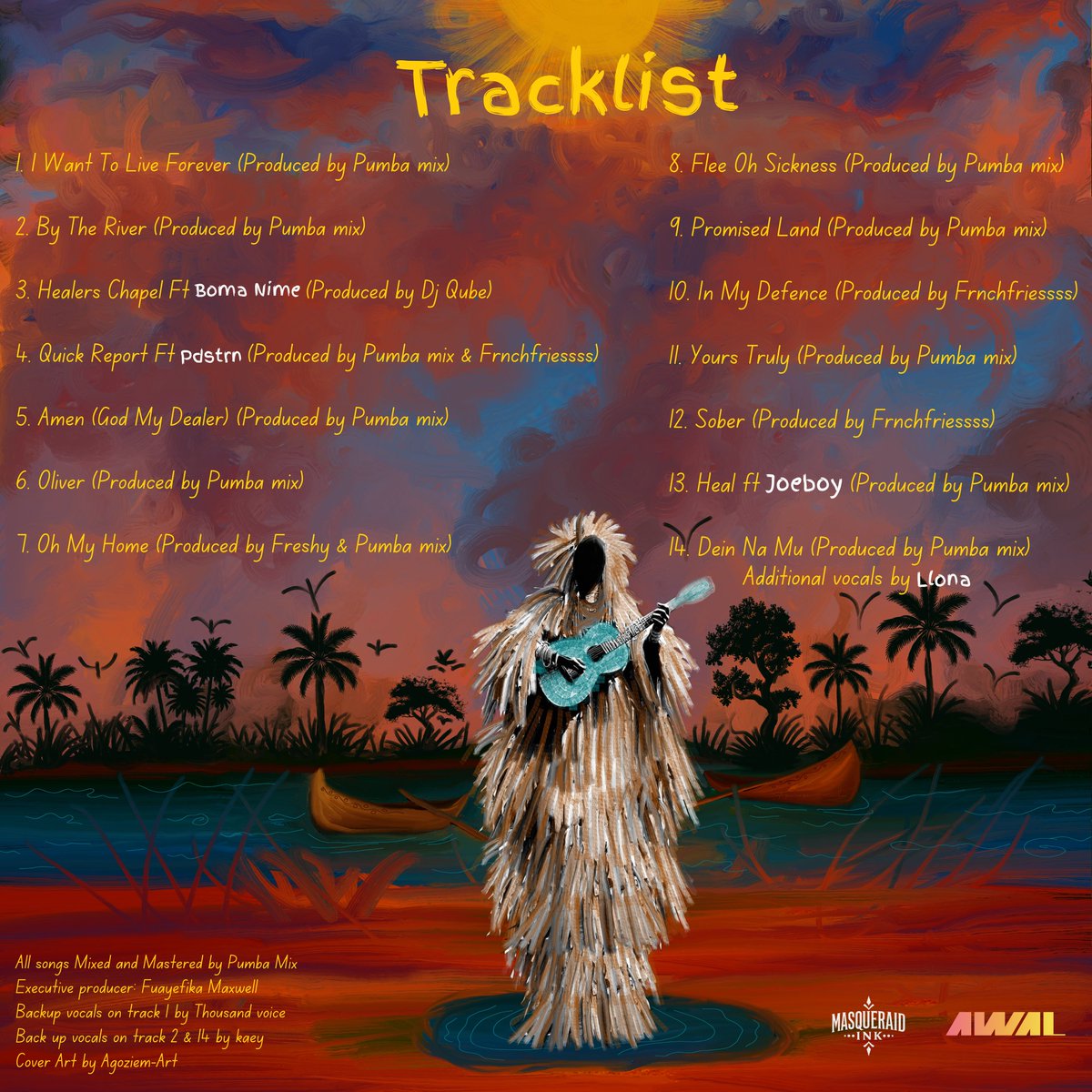 nneamaka_orji's tweet image. I had the pleasure of designing this album cover for @_WizardChan_, and it was such a great experience bringing it to life! 🌿
14 tracks of  healing—drops September 3rd.
Healers Chapel is a state of being, a state of mind, the experience is almost here.. get ready to teleport!!!