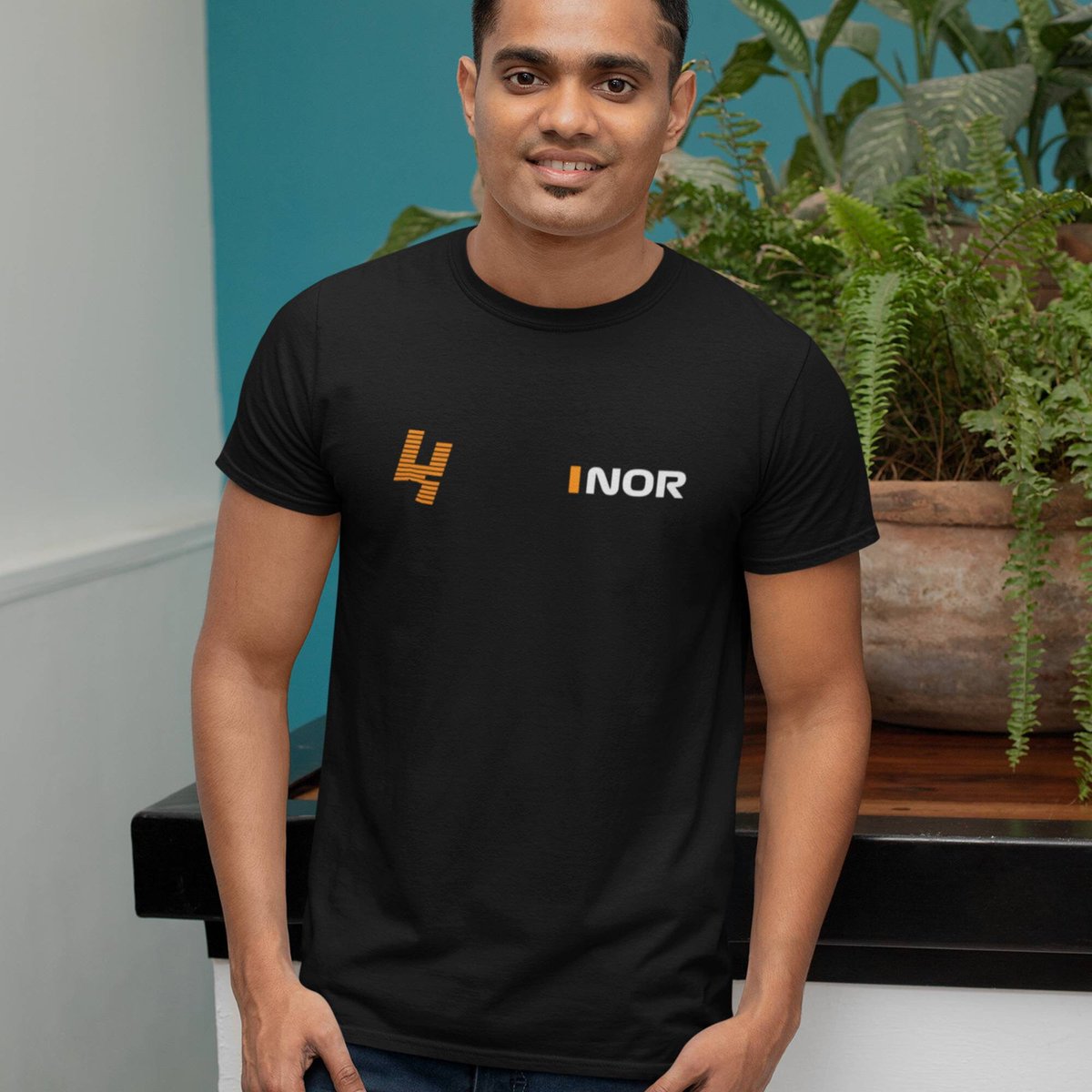 Clever_Gifts's tweet image. Lando Norris Tshirt, Black or Grey with Free Sticker, Ideal F1 gift. tuppu.net/75142cea  #DadGift