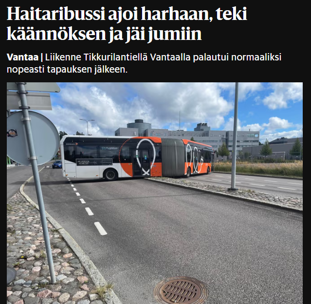 Antti Järvinen (@gothammer) on Twitter photo Voisi sattua mille haitaribussille tahansa ☝️
Paljonkohan tästä muuten pamahtaa päiväsakkoja 🤔
Olisiko <a href="/DPasterstein/">Dennis Pasterstein</a> mitään arviota? Voisi sattua mille haitaribussille tahansa ☝️
Paljonkohan tästä muuten pamahtaa päiväsakkoja 🤔
Olisiko <a href="/DPasterstein/">Dennis Pasterstein</a> mitään arviota?