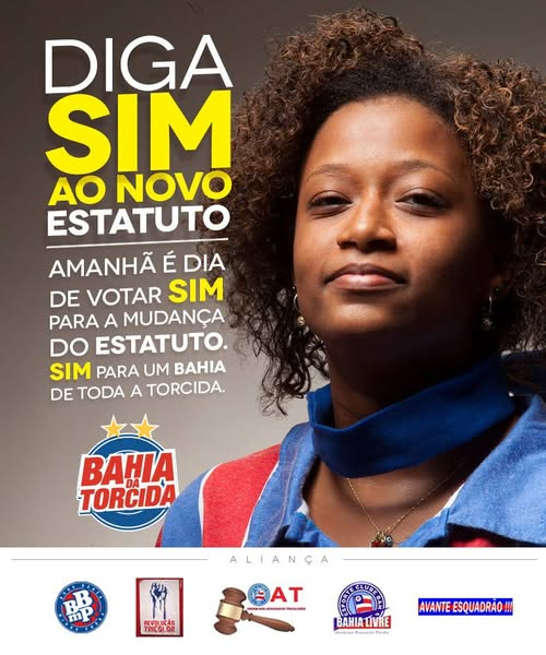 12 anos do maior movimento de torcida do Brasil, para retomada do controle de um Clube da Série A. 

Em 17 de agosto de 2013 milhares de torcedores votaram SIM e tornaram o Bahia um clube democrático.