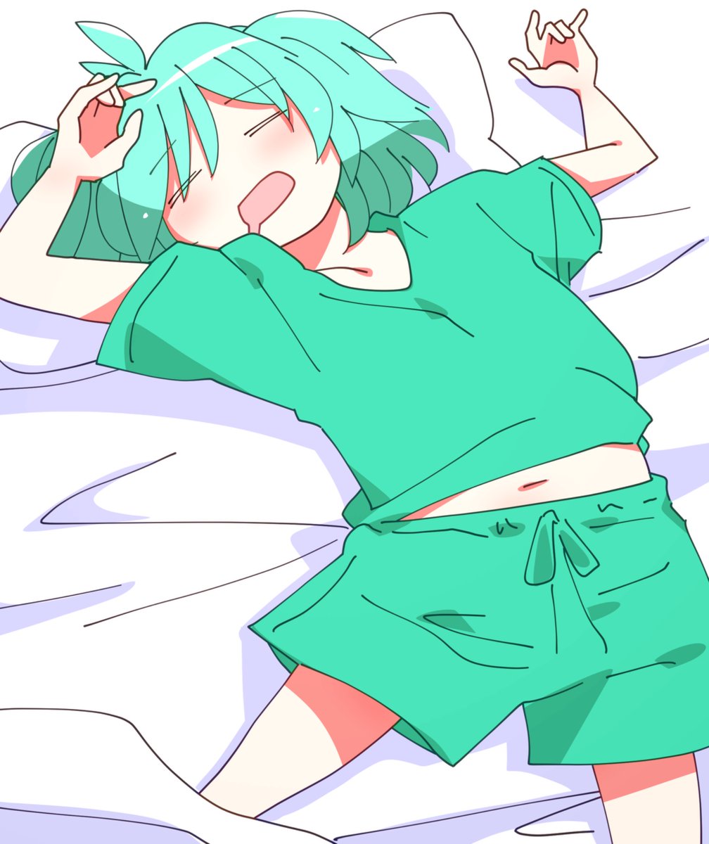 「一日一いずみ! (ときめきアイドル) ( ˘ω˘ ) スヤァ…」|怪人デベソのイラスト