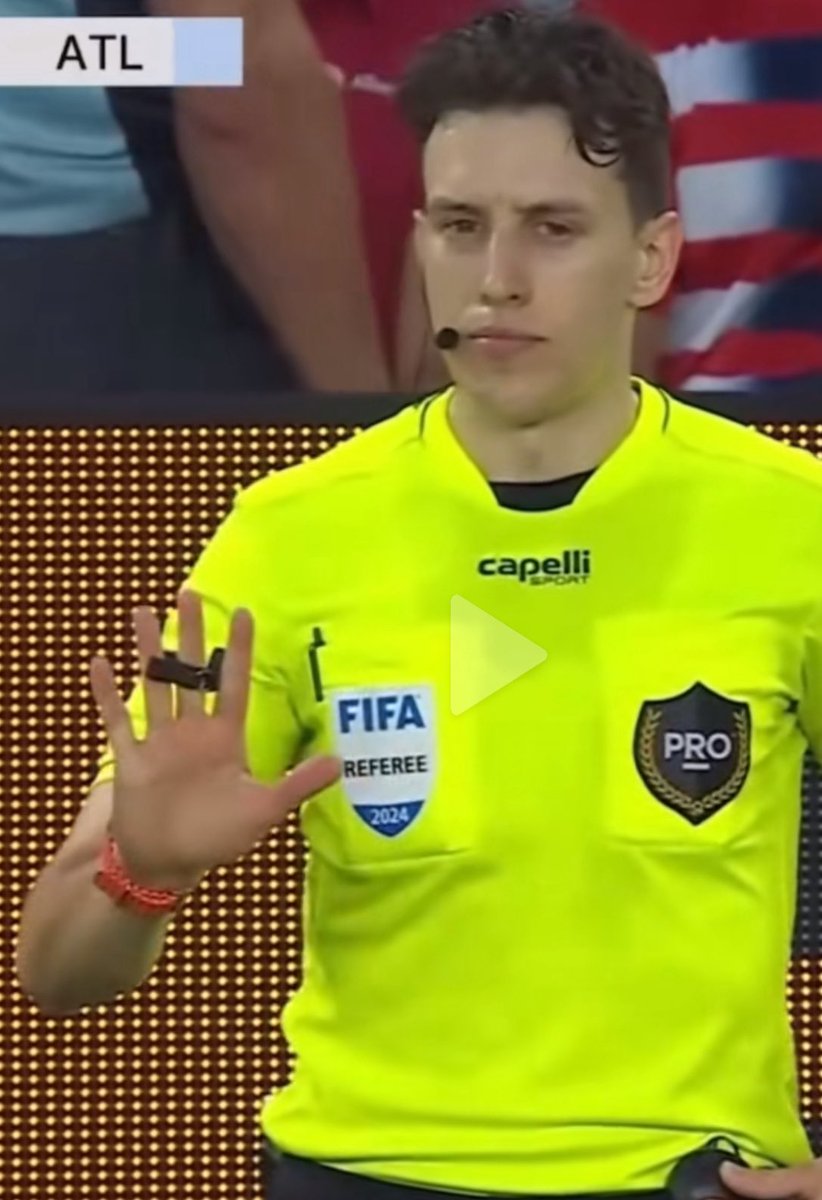 Referee speaking to the crowd explaining what’s going on, and there wasn’t a HOWEVER. Games gone
