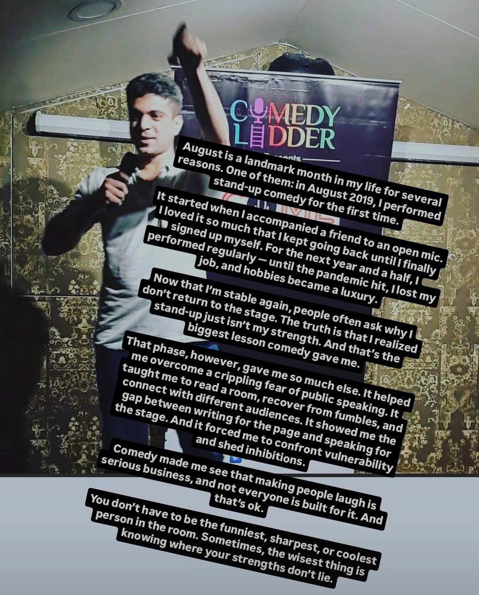 What Stand-Up Comedy Taught Me About Failure, Fear and Self Acceptance.