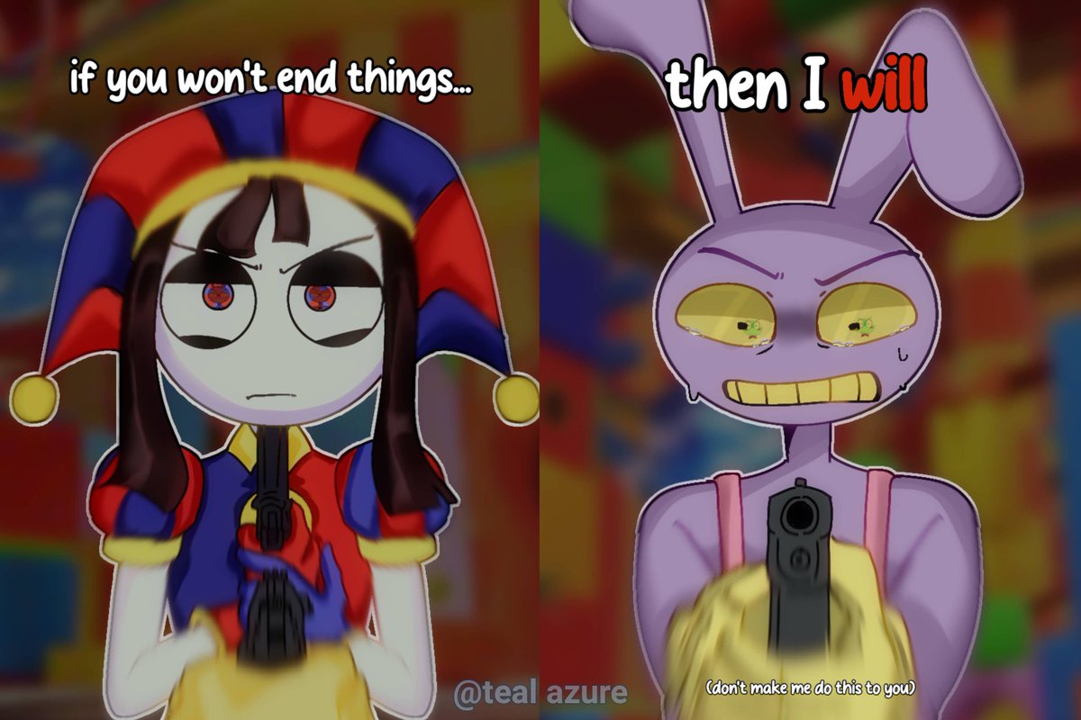 teaazu_'s tweet photo. What if 🤣🤣...
Song &amp; Lyrics: Vodka Cranberry by Conan Gray
#TADC #TheAmazingDigitalCircus #funnybunny https://t.co/mXYMFBOInq