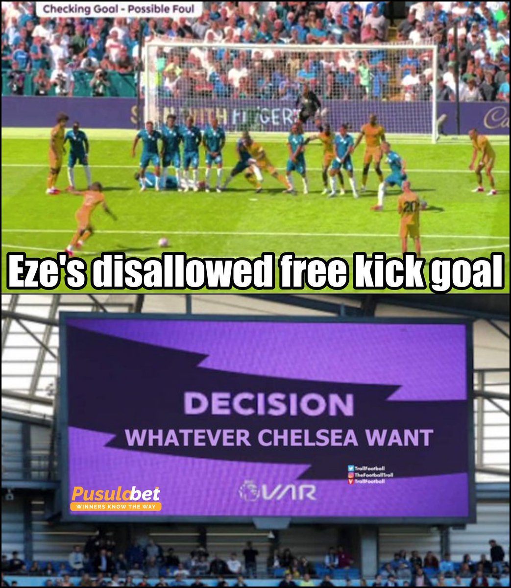 TrollFootball's tweet image. 🚨 Chelsea has signed VAR to an 8 year contract