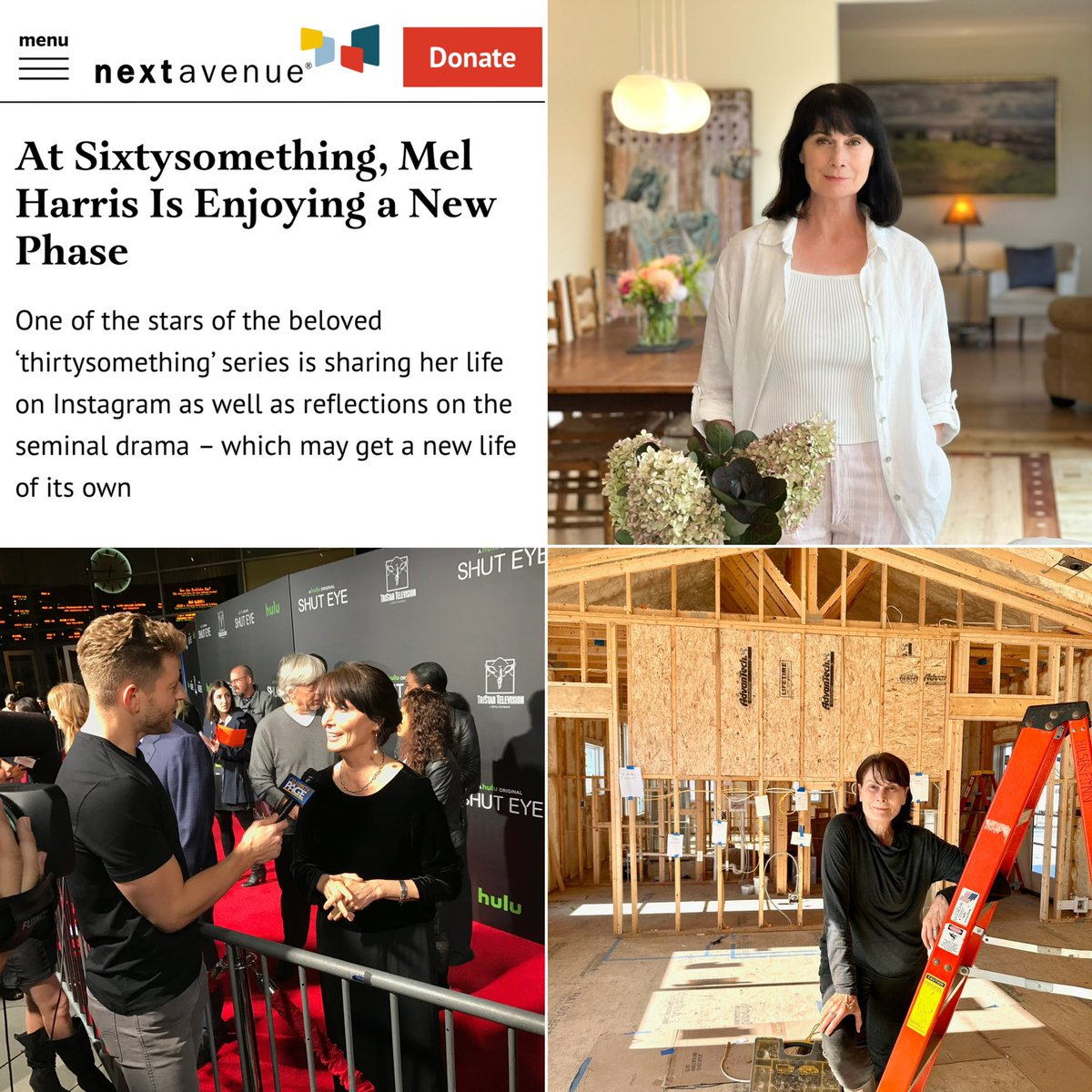 Mel Harris tweet media