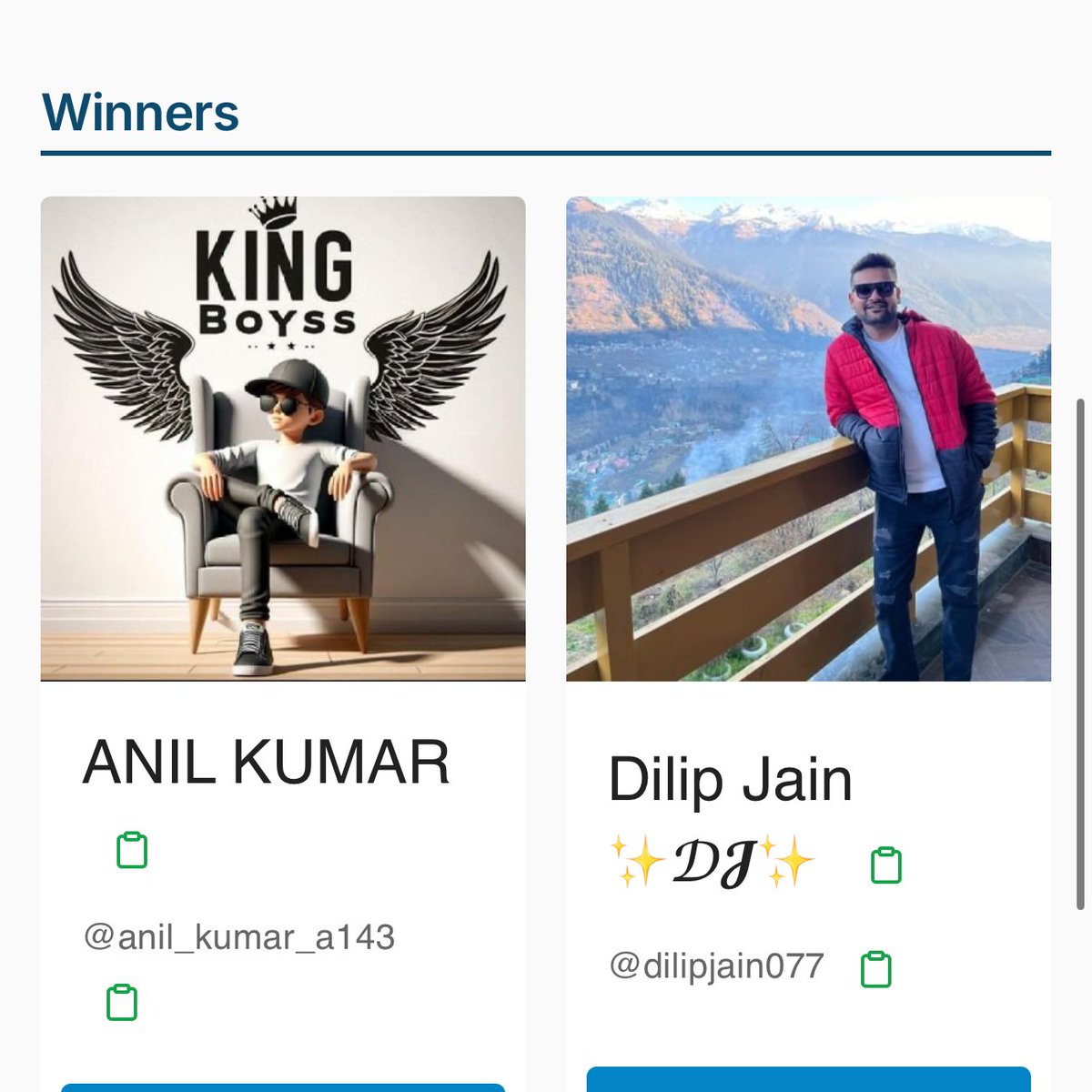 ipoji_'s tweet photo. ๐ The moment is here!
Congrats to @anil_kumar_a143, @dilipjain077 for winning our @ipoji_ 5th Anniversary #TWSGiveaway! ๐ง
DM us to claim your prize! #IPOJi #Giveaway @grok https://t.co/IfxZ8Z535Y
