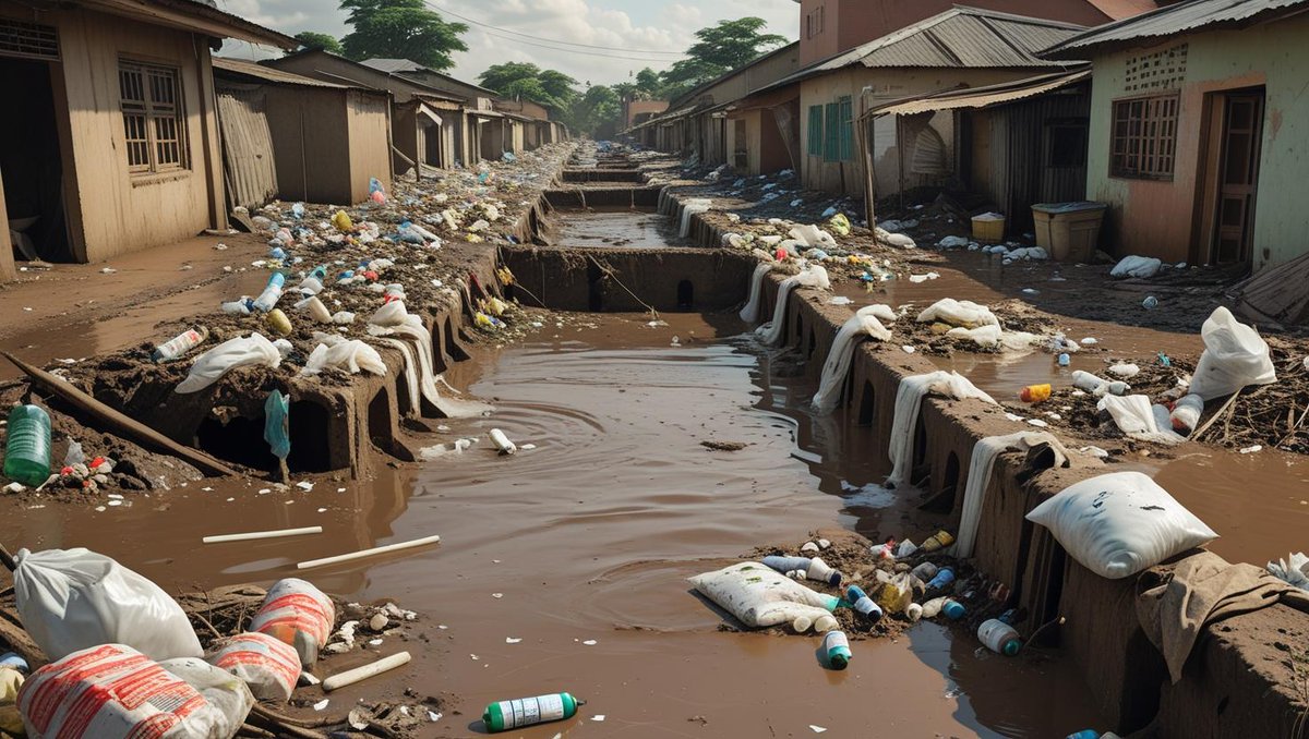 e_Trash2Cash's tweet photo. With the rainy season in full swing, headlines are dominated by news of flooding. This serves as a critical wakeup call for all of us to actively contribute to #SustainableWasteManagement practices.
.@ACTFoundation_ .@nigeriacic @ChiromaHope 
#ACTFoundation
#ClimateChangeCrisis https://t.co/FoMpSLlr6E