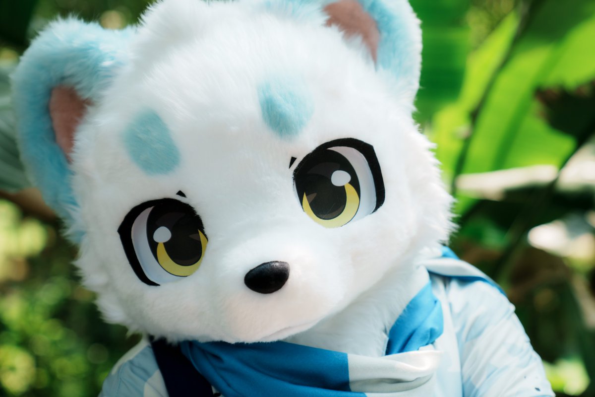 Halculus2's tweet image. 诺獭家的海盐风味小熊！
@NotabearOWO （图片来源是单主返图，有点赶没有拍出厂图啊啊啊）
是第一个自建模的头！