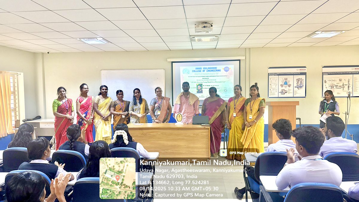 mentalwellnes's tweet photo. Heartfelt thanks to Annai Vailankanni College for the warm welcome and opportunity. My sincere gratitude to the Principal, HOD, and the ECE department staffs. A special thanks to my dear students for making the session truly remarkable and memorable❤️ https://t.co/NVvvUwzyiD