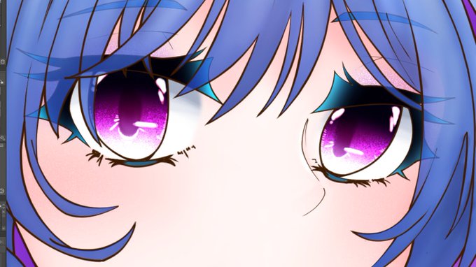 セントルイスのお目目、もう少し赤色を入れるべきか悩む