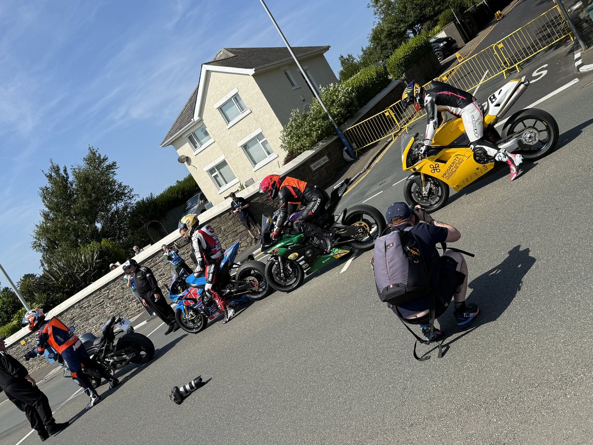 Davey Todd getting his eye in at the back of the MGP newcomers speed controlled lap on one of Sam West’s beautiful Ducati’s. 🇮🇲👍

#mgp #manxgrandprix #manxgp #mgp2025 #manxgp2025 #manxgrandprix2025