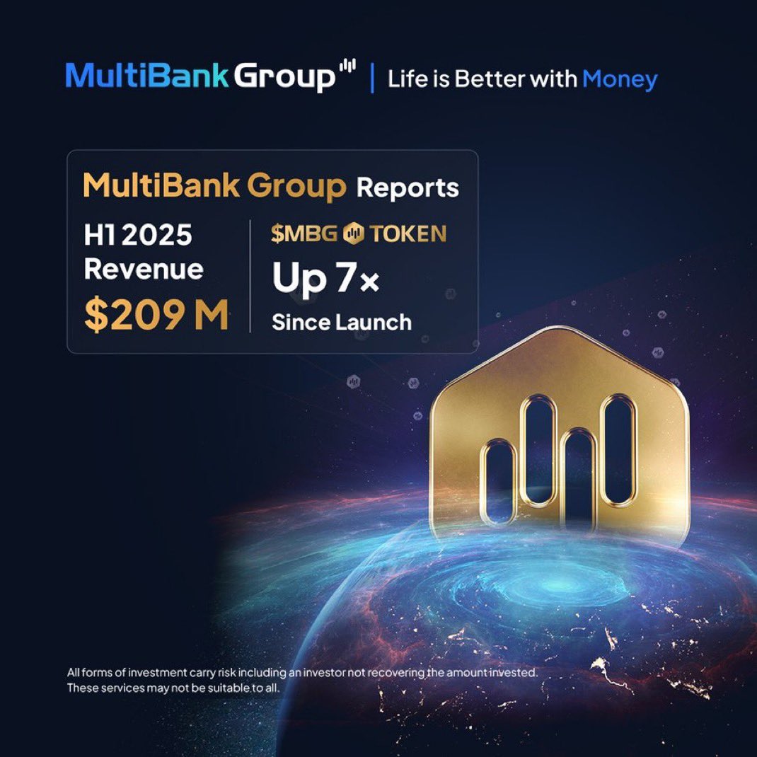 0xPapiAxie🍌 (@0xpapiaxie) on Twitter photo $MBG: From Presale to Powerhouse in Weeks. <a href="/multibank_io/">MultiBank.io</a>
$MBG has taken the market by storm, turning early believers into big winners. From its $0.30 presale price to hitting $2.42 in just a matter of weeks, the token has delivered a staggering 8x return.
This is not your $MBG: From Presale to Powerhouse in Weeks. <a href="/multibank_io/">MultiBank.io</a>
$MBG has taken the market by storm, turning early believers into big winners. From its $0.30 presale price to hitting $2.42 in just a matter of weeks, the token has delivered a staggering 8x return.
This is not your