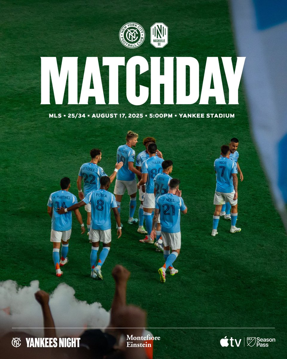 newyorkcityfc's tweet image. Sunday footy in the Boogie Down ⚡️