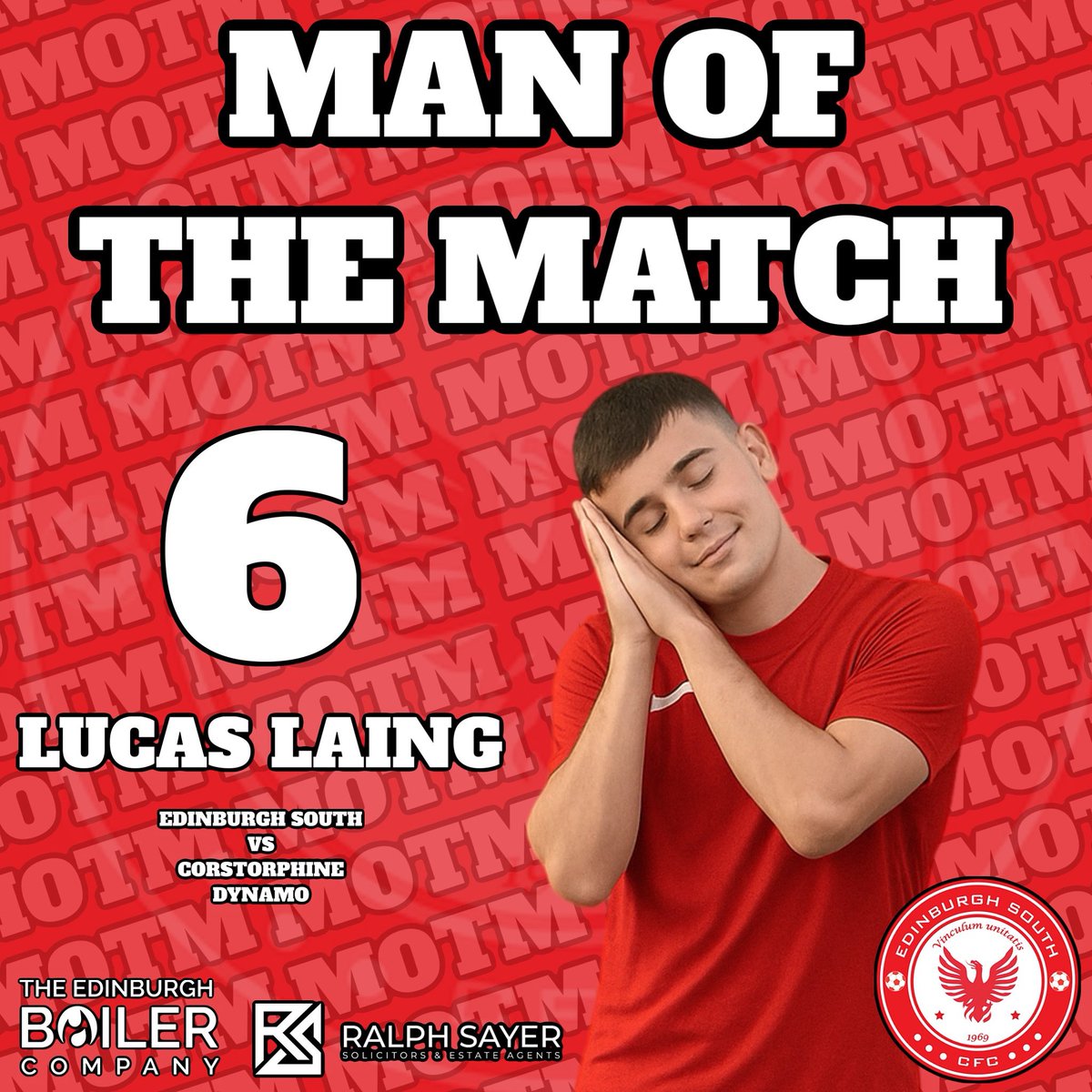 FULL TIME

Edinburgh South edged a scrappy contest with Corstorphine Dynamo, breaking the deadlock late as Lucas Laing sparked the opener on 85’. Corey Davidson sealed it with a header soon after. A 2-0 win in a game short on quality but big on late drama. #MonTheSouth ⚽🔴⚪