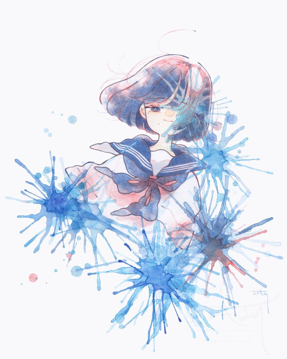 「" 忘却 "」|watariのイラスト