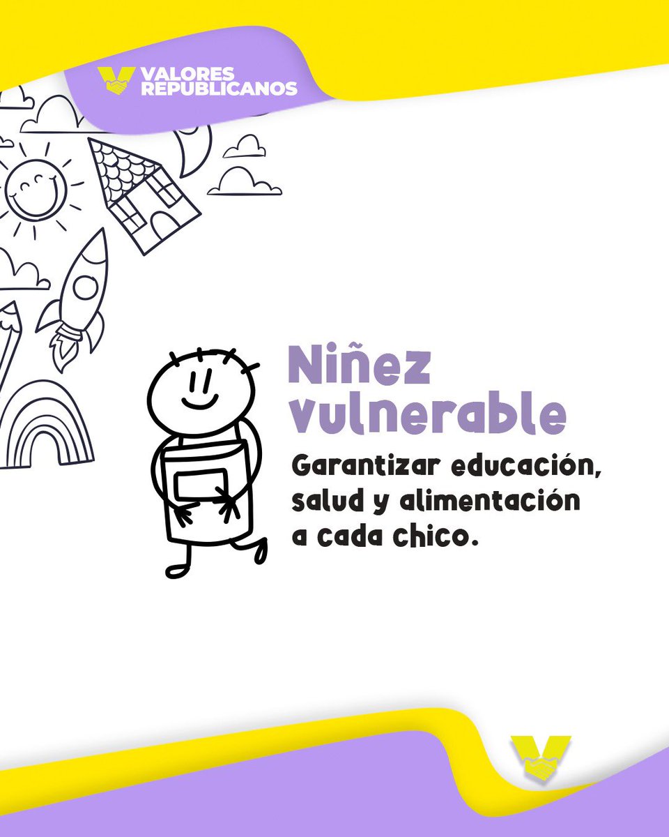 ValoresRepBahia's tweet photo. 👉 La niñez y la adolescencia necesitan cuidado, contención y futuro.
📌 Vamos a garantizar institucionalidad real: control, acompañamiento y presencia en cada espacio de cuidado.

Porque proteger a los chicos es defender lo que más importa. 💜💛 

 #BahiaVotaVecinalismo https://t.co/1LsEi2LLJ0