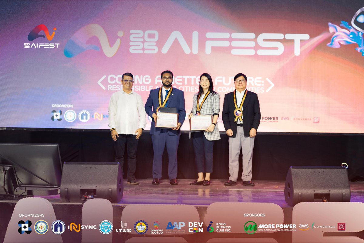 Honored to deliver a scene-setter at the 🇵🇭National AI Fest, stressing the need to refocus on STEM education, prioritize job augmentation over replacement (with 1/3 of jobs at risk but 61% augmentable), and ensure sustainable AI infrastructure amid energy and water stress.
