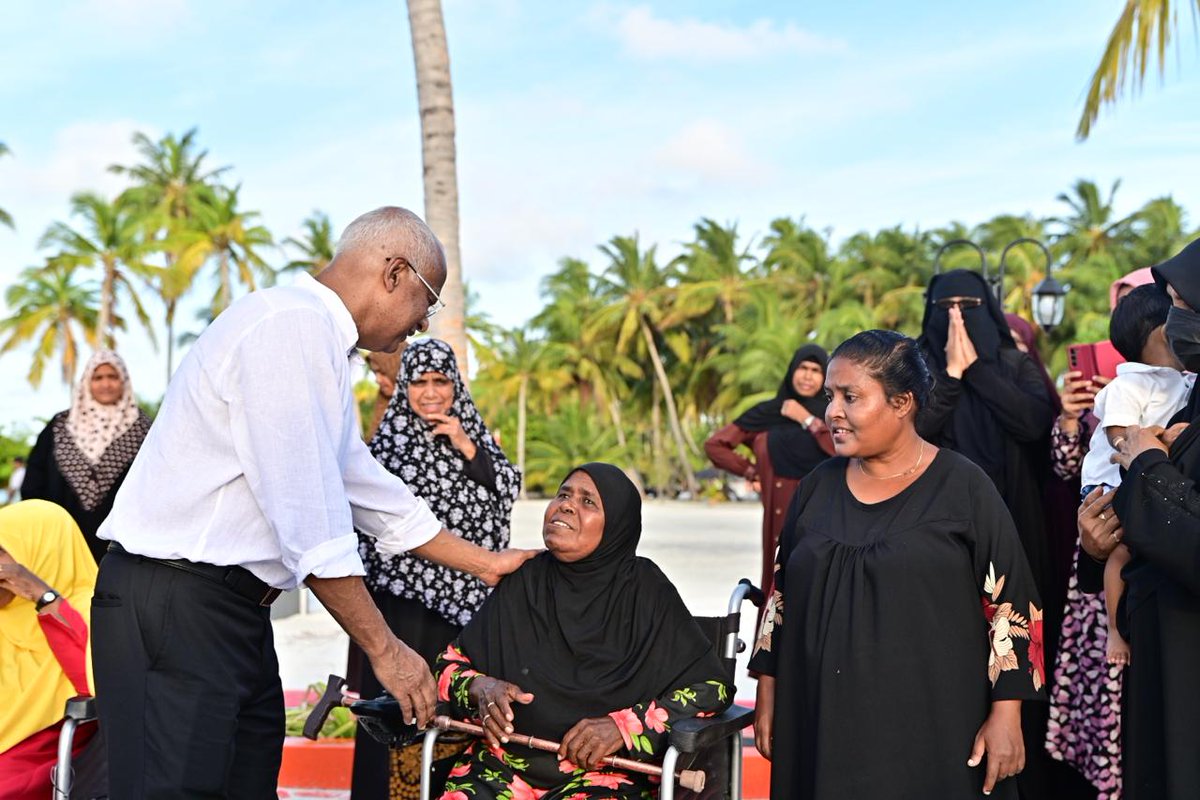 މަގޫދޫ އިން ރައީސް ޞާލިޙަށް ހޫނު މަރުޙަބާއެއް