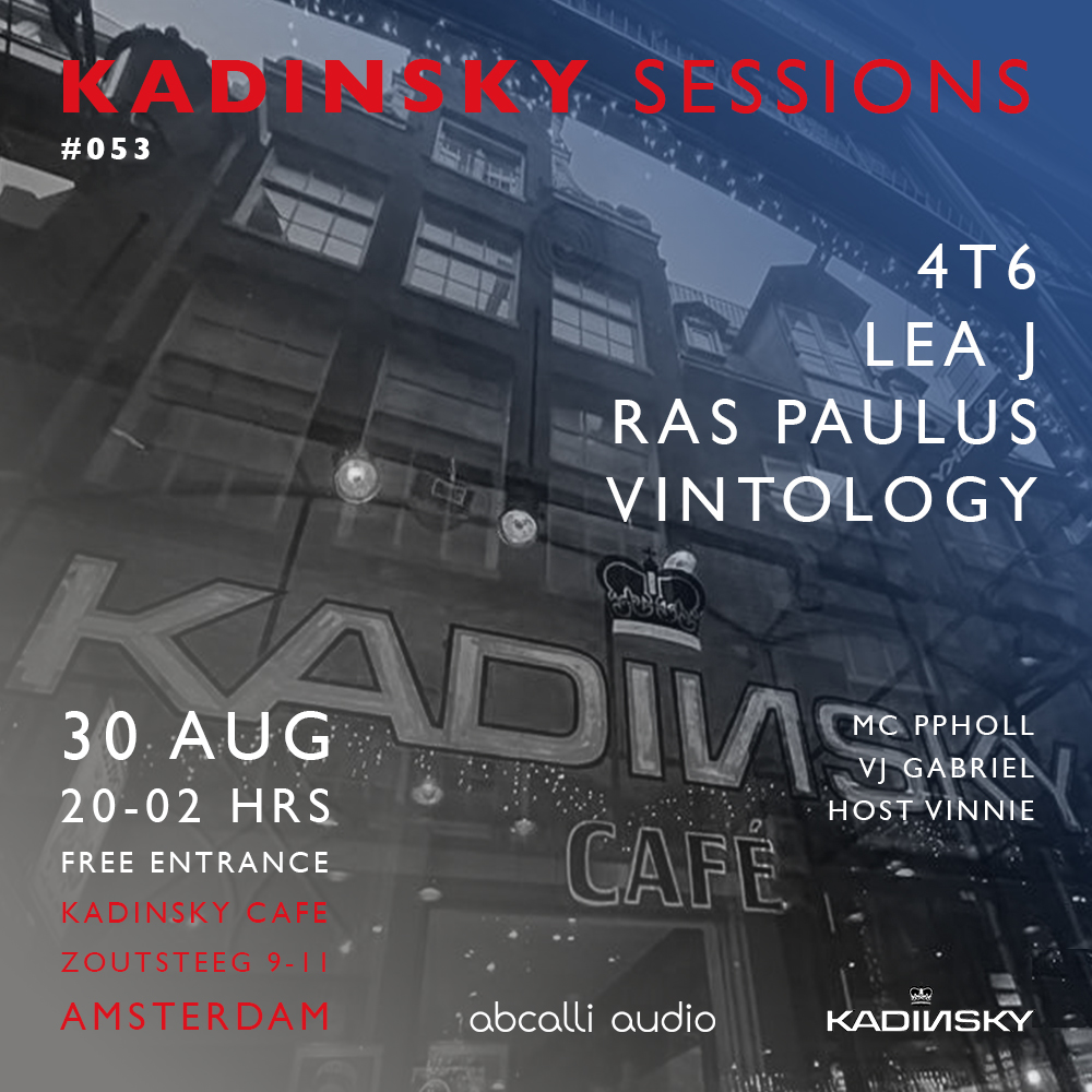 mcppholl's tweet image. KADINSKY SESSIONS 053
LINE-UP: 4T6, Vintology, Ras Paulus, Lea J, MC PPholl, VJ Gabriel
EVENT-INFO: ap.lc/PBhAY

#progressivehouse #melodichouse #organichouse #melodictechno #dj #party #livestream #kadinskysessions #kadinskycafe #amsterdam