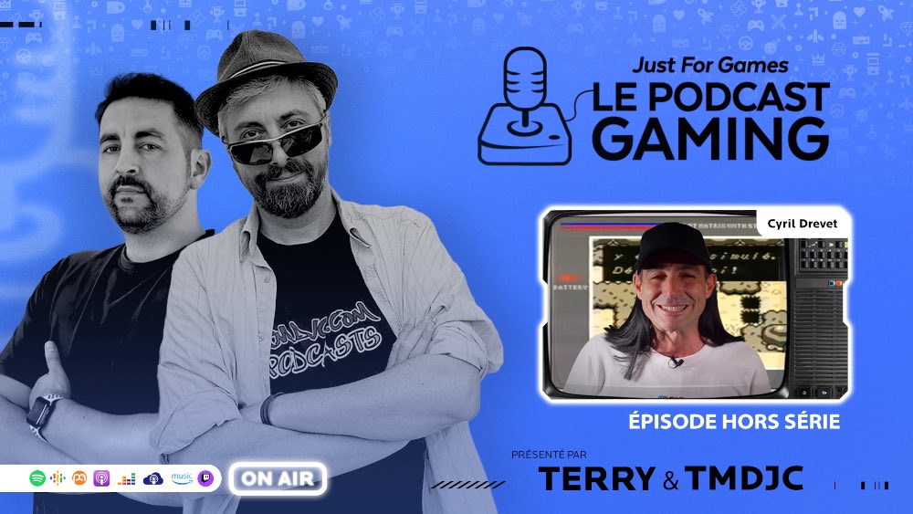 𝘛𝘮𝘥𝘫𝘤 𝘊𝘳é𝘢𝘵𝘪𝘰𝘯𝘴 (@tmdjccreations) on Twitter photo Vous savez quoi ? L’interview version longue de l’excellent <a href="/DrevetCyril/">Cyril Drevet</a> est dispo 🎙️! Ne passez pas à côté !
Retrouvez les tauliers <a href="/Terry_LevelMAX/">Terry & aussi sur ciel bleu</a> & <a href="/Tmdjc_/">𝕋𝕞𝕕𝕛𝕔🎙🎧</a> pour animer cette émission exceptionnelle de <a href="/MaxEnt_FR/">Maximum Entertainment France</a> 🕹️
👉 tmdjc.com/tmdjcJustForGa…
#JustForGames Vous savez quoi ? L’interview version longue de l’excellent <a href="/DrevetCyril/">Cyril Drevet</a> est dispo 🎙️! Ne passez pas à côté !
Retrouvez les tauliers <a href="/Terry_LevelMAX/">Terry & aussi sur ciel bleu</a> & <a href="/Tmdjc_/">𝕋𝕞𝕕𝕛𝕔🎙🎧</a> pour animer cette émission exceptionnelle de <a href="/MaxEnt_FR/">Maximum Entertainment France</a> 🕹️
👉 tmdjc.com/tmdjcJustForGa…
#JustForGames