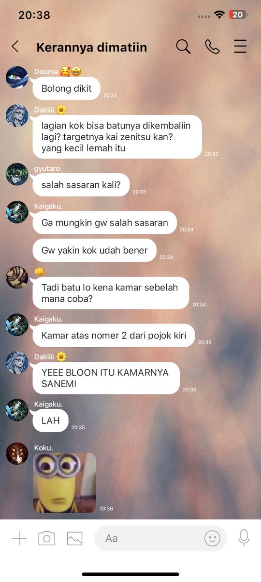 onifess's tweet photo. kny!au contains implied m/f , implied obamitsu , harshwords 

imagine para hashira dan uppermoon tinggalnya seberangan, perkara batu aja bisa jadi masalah besar 
https://t.co/meJe0Gmzkl