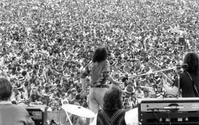 Day 3 8/17/1969:  “We’re gonna leave you with the usual thing. The only thing I can say, as I’ve said to many people, this title just about puts it all in to focus.  It’s called With a Little Help from Me Friends. Remember it!”