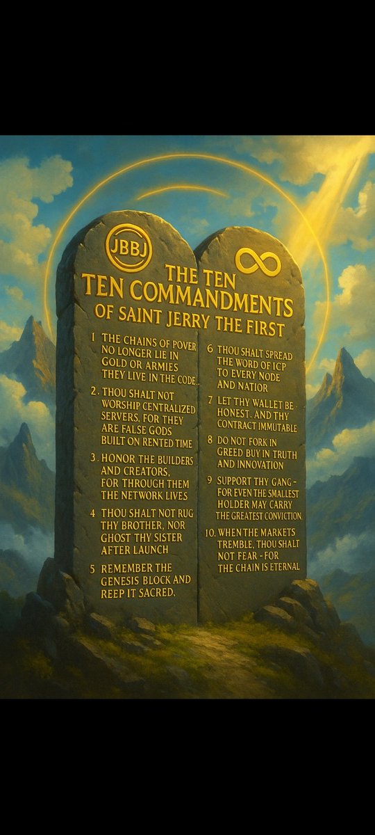 Eaglee_Eyes's tweet photo. Behold the commandment of the holy JBBJ community,surely a reminder is peculiar that the mighty and saintly community army should stand by it thereof,that the coming saints might take heed as well,to the necessity of JBBJ KINGDOM DOMINANCE✊️
#JBBJCOMMANDMENT
#JBBJKINGDOM https://t.co/PupYqInxXP
