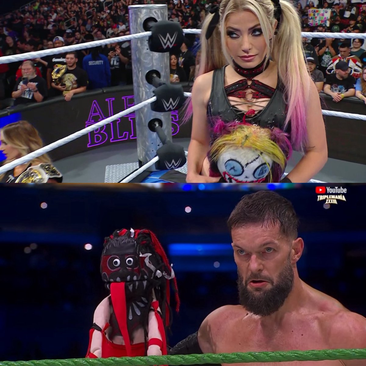 jakemeyers2015's tweet image. Get them in the #FireflyFunhouse!

@AlexaBliss_WWE @FinnBalor @WyattSicks @WWE 

#WWE