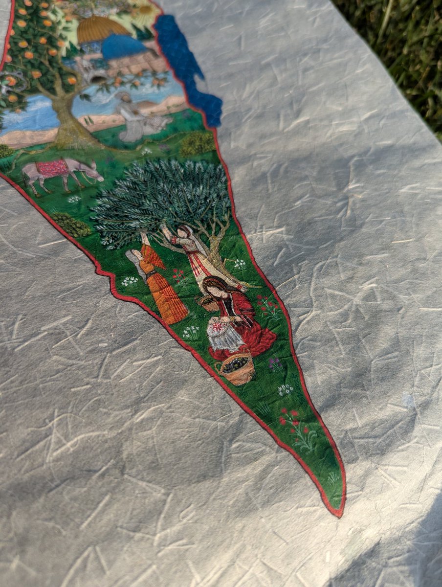 📢Auction sale for the people in Gaza. Starting bid $300 USD. Bid in comments below 👇

Please consider sharing. The more people we can reach, the more funds we can raise isA ✨

Original 18" x 9.5" size Mughal/Persianate inspired Palestine map
Ends Sunday Aug 24th 7pm EST