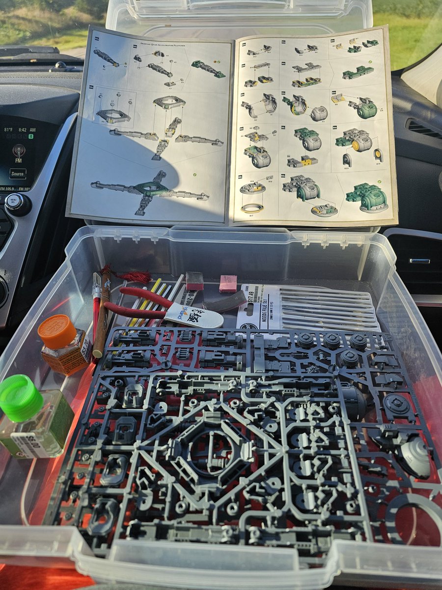 When you need to rake care of some business out of town but you dont want to stop working, lol. Thankfully, I have an awesome wife who volunteered to drive, lol.