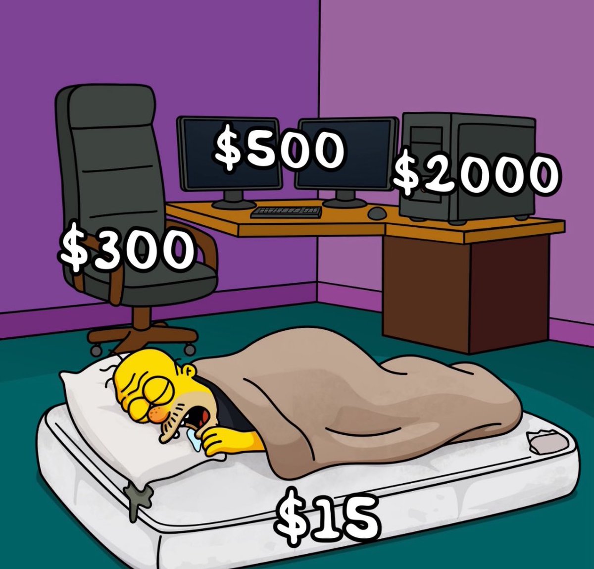 simps0nsol's tweet photo. Degenerate priorities $SIMP https://t.co/2163oyigSe
