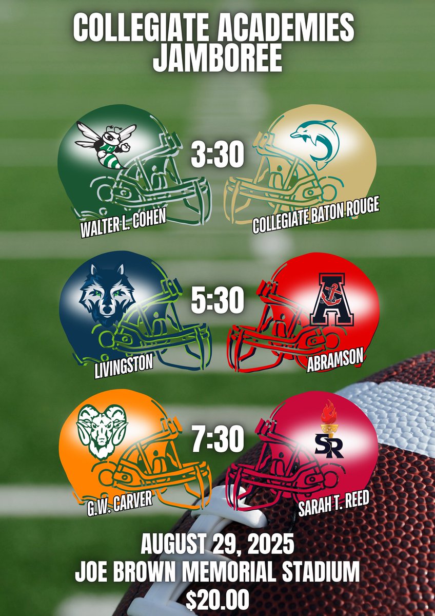 LCAWolves's tweet image. Wolfpack Nation, are you ready for some football?! 🏈🐺Join us Friday, August 29th at 5:30 PM as your Wolves take on Abramson in the CA Jamboree!
🎟️ Presale tickets just $20 with code LCAJAM25
Prices go up at the gate—don’t wait!
Let’s pack the stands and show out for our Wolves!