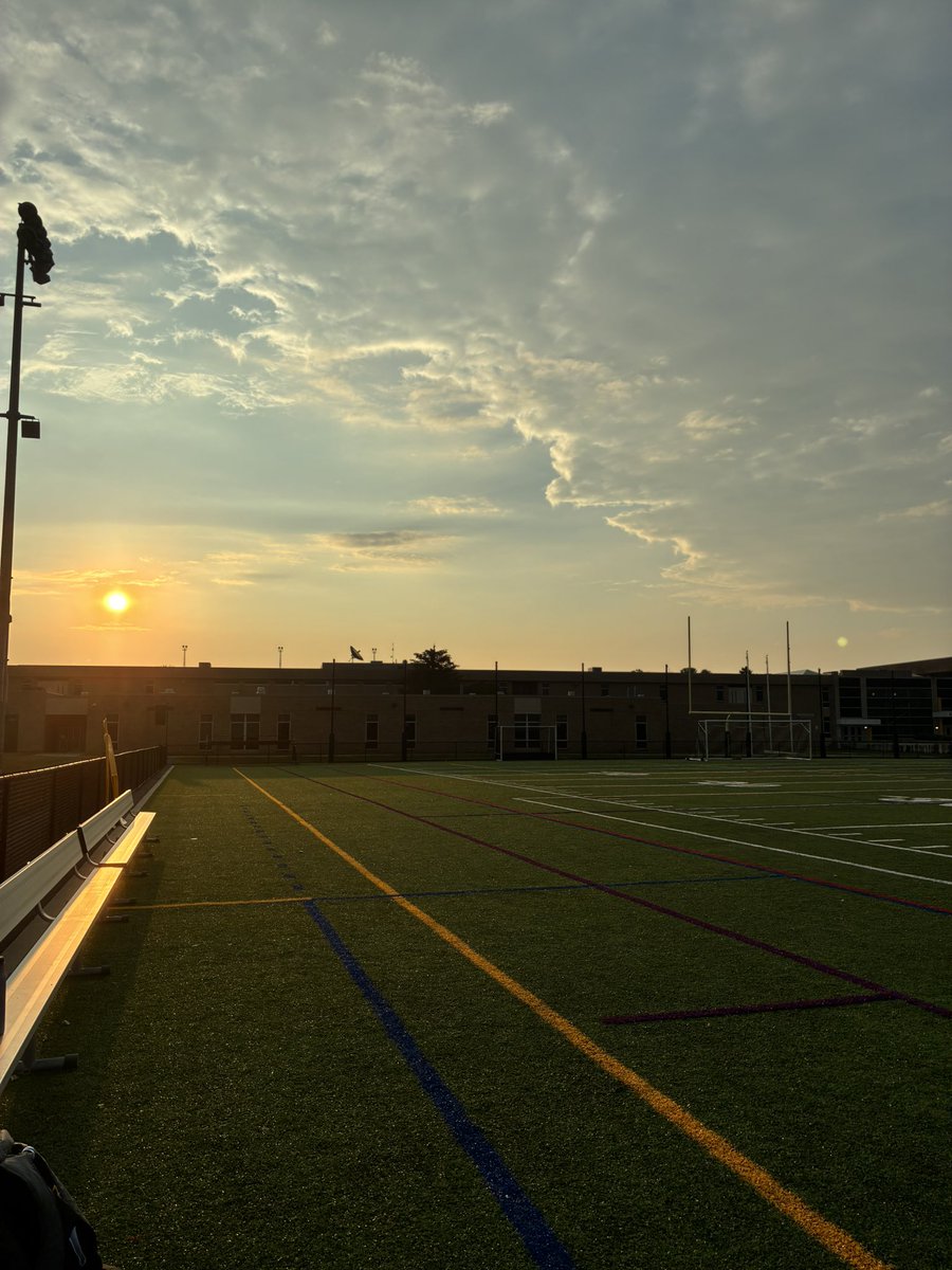 Views from Saturday’s sunrise session! Week 1 = done ✅ ready for another great season ahead! 🏑💛🖤