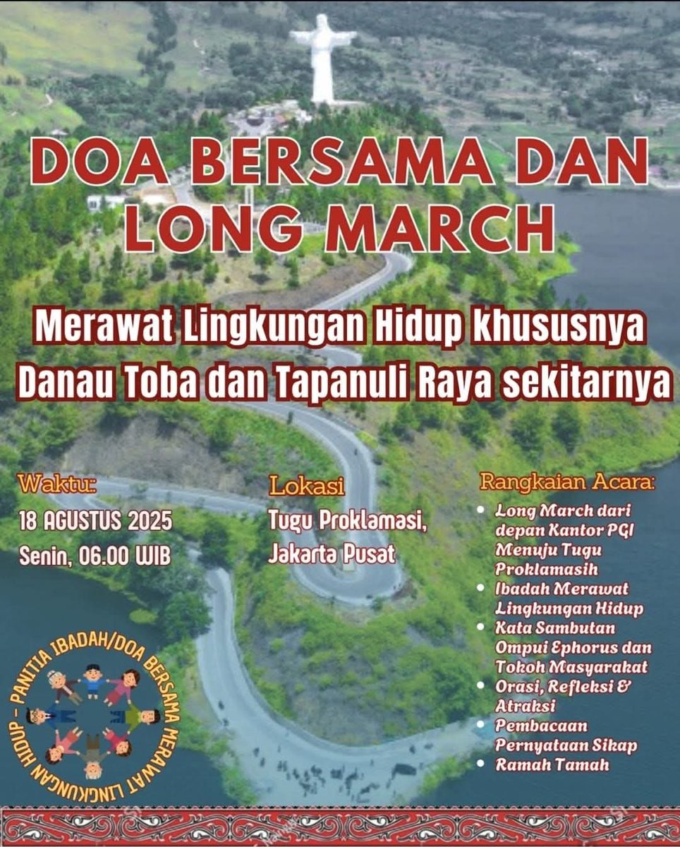 Lawan perampasan tanah dan perbudakan TPL! Selamatkan tanah dan wilayah Masyarakat Adat Tano Batak, jalankan reforma agraria sejati!
.
#TutupTPL 
#sahkanruumasyarakatadat
#JalankanReformaAgrariaSejati