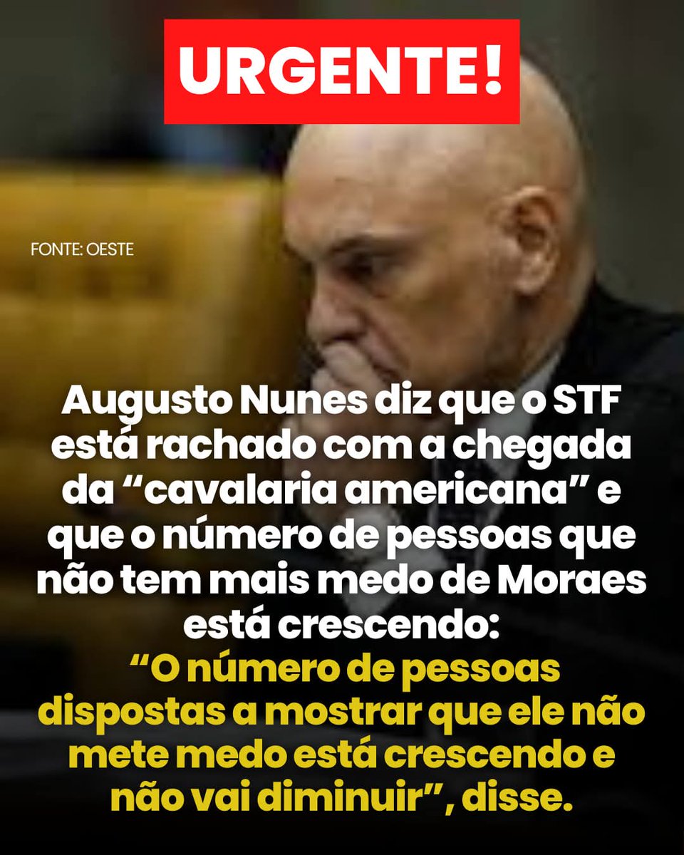 MachadoDarlon's tweet photo. Vamos encorajar povo Brasileiro que ainda sente medo, não deve pq eles pegam o ponto fraco e se fortalecem ganhando espaço deixando o Brasil cada vez mais sem Liberdade.... Avante 🤜🏼🇧🇷🤛🏼💪🏼
#PraCimaBrasil #ForaDitador
#BrasilComBolsonaro
#FreeBolsonaro 🇧🇷🫡🗽 https://t.co/QCiMVjizj9