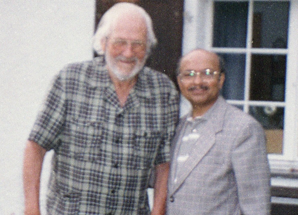 Remembering the legendary Swiss geologist Toni Hagen on his 108th birthday today. He did so much to introduce Nepal to the world and contribute to its development. It was such a joy to meet and learn from him.