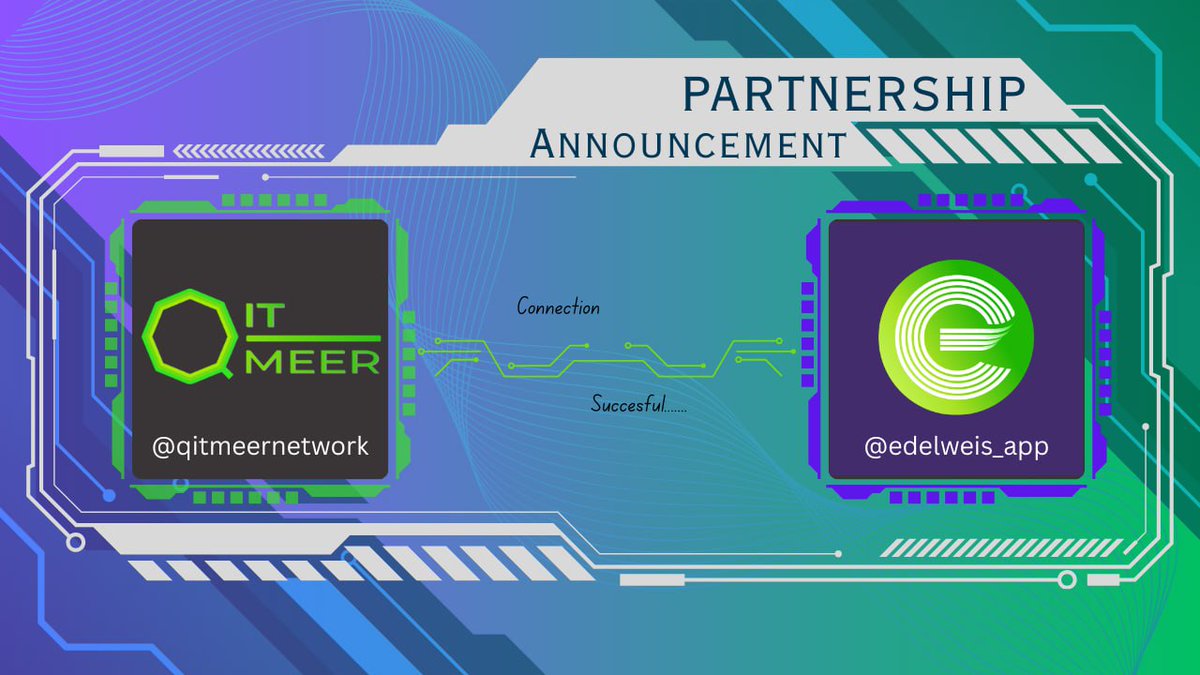 Partnership Alert! 🚨 Qitmeer Network announces its partnership with @edelweis_app 🤝

👉 Edelweis is an AI-driven financial infrastructure built on programmable trust protocols.

👉 It connects on-chain and real-world assets into a yield network. 

👉 By activating the AI Agent,
