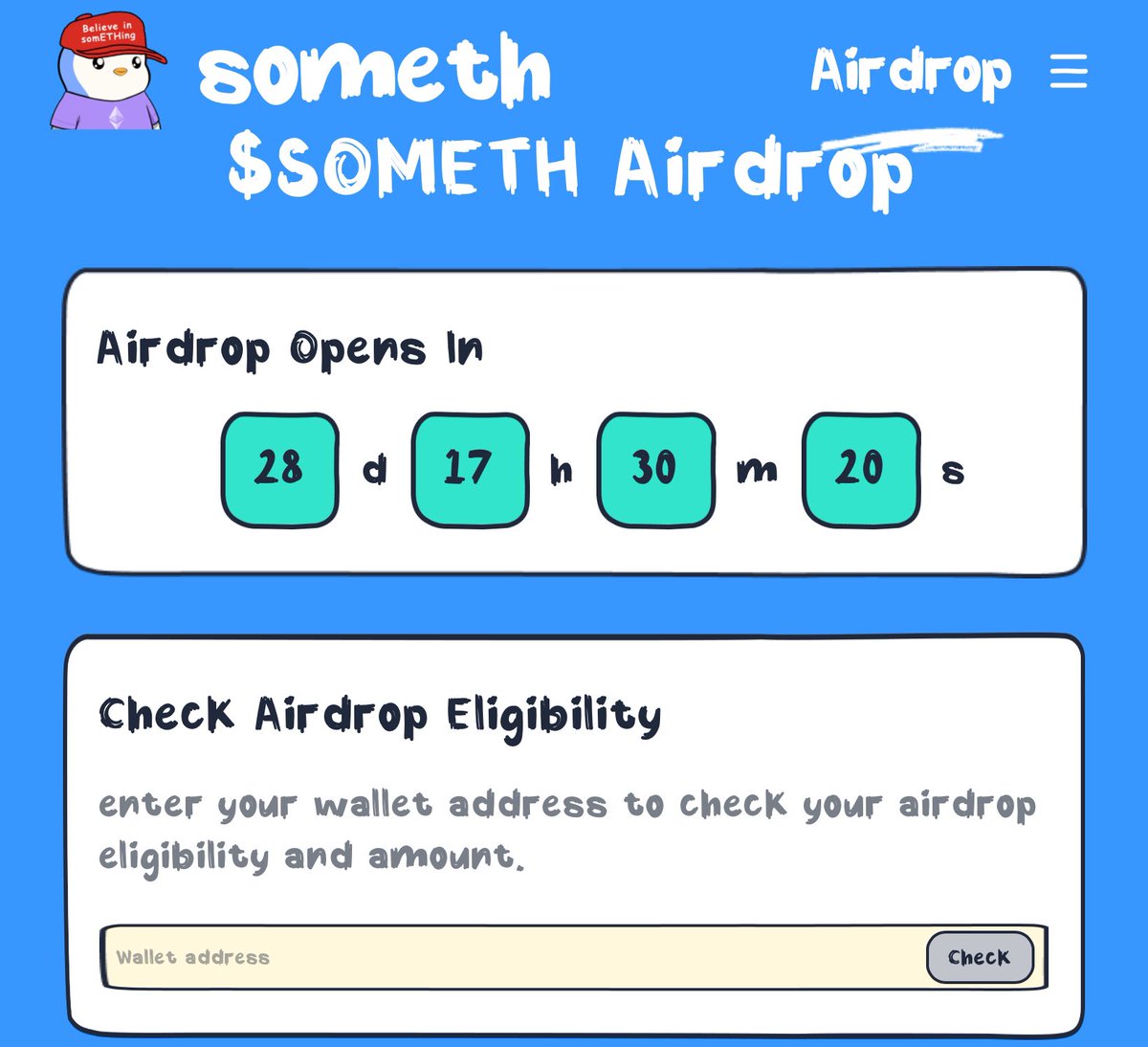 itz faveโณ๏ธ (@itzfavyy) on Twitter photo How active is your wallet๐ค
Believers will earn massive $SOMETH rewards
๐๐ผ๐ ๐๐ผ ๐ท๐ผ๐ถ๐ป:
Post about $SOMETH & Tag em
RT + โค๏ธ this tweet
You W more by getting their likes & Rt
โค๏ธLike = 100K or 200K $SOMETH
๐ RT = 500K or 1M $SOMETH
Check yours ๐
something.meme/airdrop How active is your wallet๐ค
Believers will earn massive $SOMETH rewards
๐๐ผ๐ ๐๐ผ ๐ท๐ผ๐ถ๐ป:
Post about $SOMETH & Tag em
RT + โค๏ธ this tweet
You W more by getting their likes & Rt
โค๏ธLike = 100K or 200K $SOMETH
๐ RT = 500K or 1M $SOMETH
Check yours ๐
something.meme/airdrop