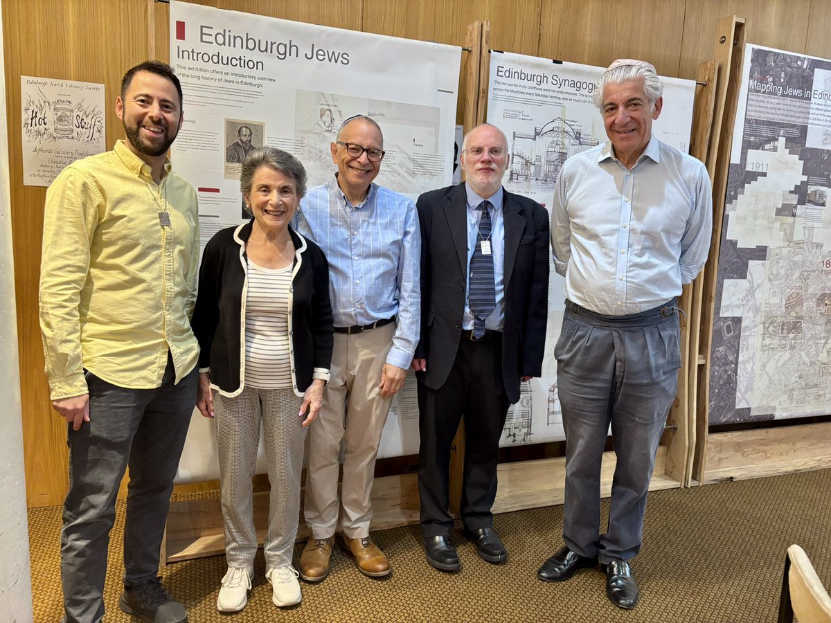 PhilR_R's tweet photo. Thanks to remarkable Deputy Edward Green &amp; all at Edinburgh Hebrew Congregation for hosting me &amp; @BoardofDeputies as part of your Civic Shabbat. Spoke to @edfringe &amp; Jewish performers who had venues cancel shows to make sure Festival can be truly open to all. #LessOyMoreJoy 🕎🏴󠁧󠁢󠁳󠁣󠁴󠁿 https://t.co/RraIiFfIVw