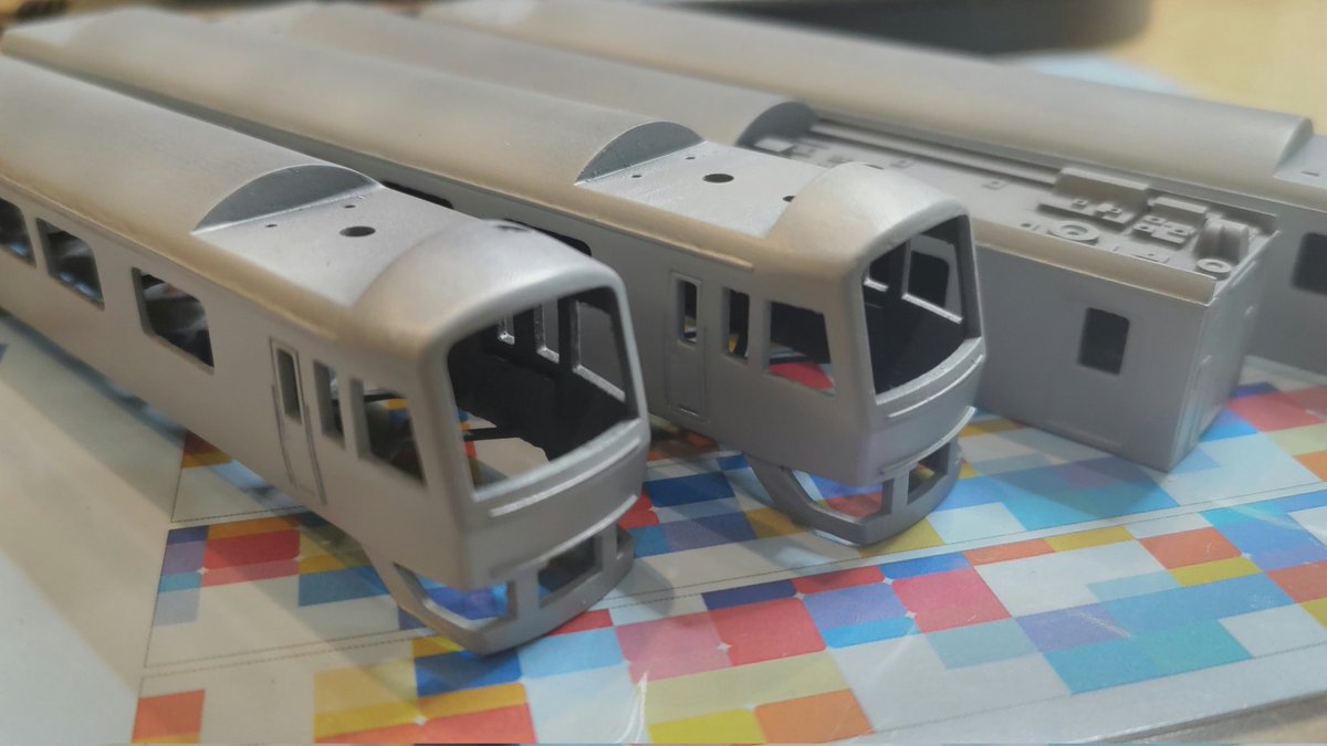 ★仕掛品★ 485系 きらきらうえつ 4両セット 3Dモデリングキット きらきらうえつ制作記① 先日JNMAで購入した #宇治川車輌製作所 さんの