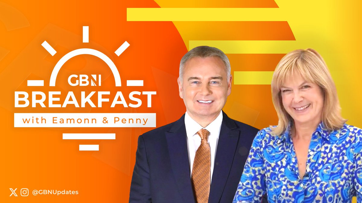🚨 Eamonn and Penny Reunited!

The iconic breakfast TV duo are back together on GB News Breakfast this Monday and Tuesday from 6-9:30am.

It's a reunion 20 years in the making. Don't miss it.

<a href="/EamonnHolmes/">Eamonn Holmes OBE</a> <a href="/WhichPennySmith/">Penny Smith</a> <a href="/GBNEWS/">GB News</a>