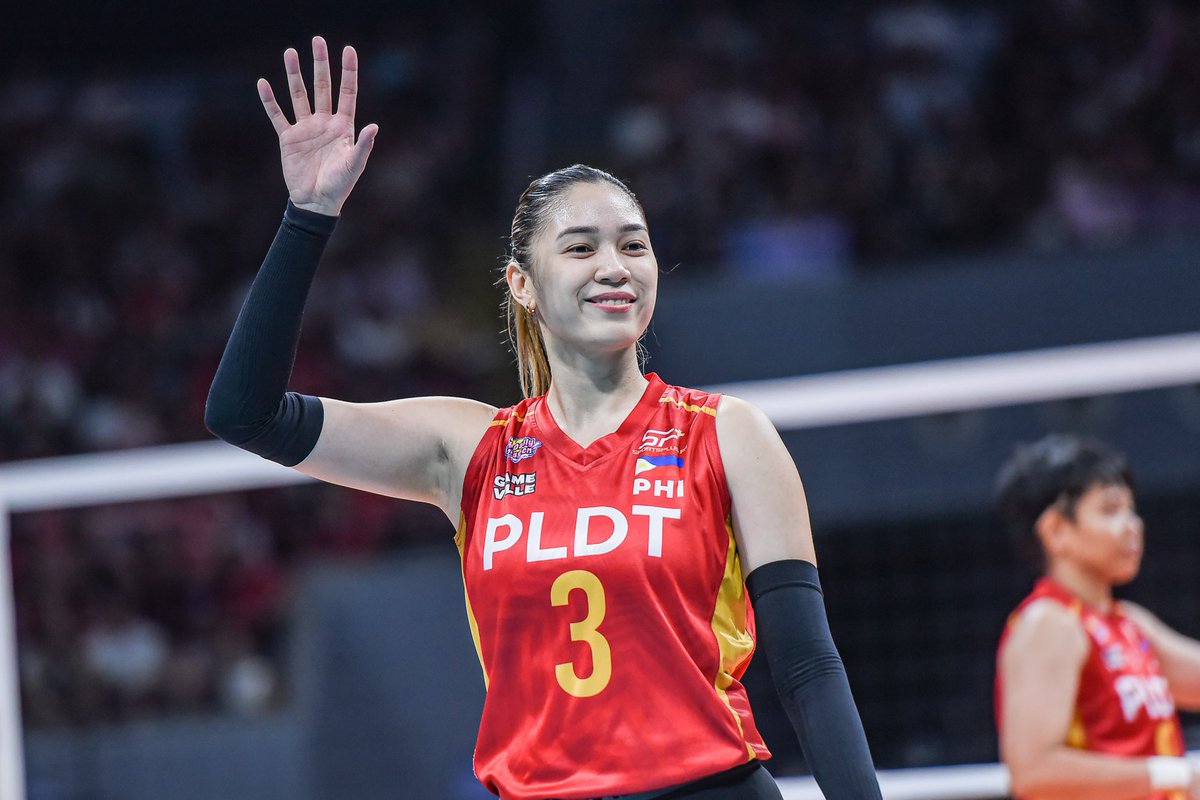 volleytiger's tweet photo. WELL-DESERVED!!! 👏🏼

Mika Reyes is your #PVLonTour Finals MVP after tallying 13 attack points and 7 block points against Chery Tiggo! Congrats, Mika! 🥹 https://t.co/n4bUFMlXxS