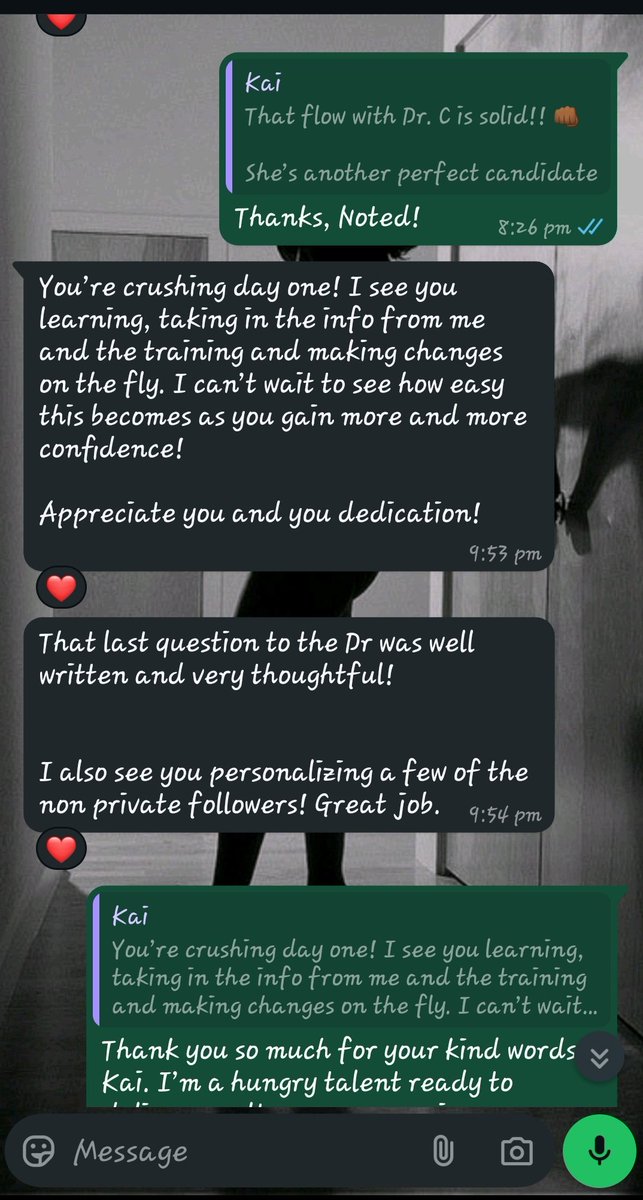 isaac70257461's tweet image. Just saw this in my gallery and I can’t believe I never posted it.
Employer on my day one:
“I see you learning, making changes on the fly… Can’t wait to see how easy this becomes as you gain more confidence!
This is why I stay hungry for growth 🚀
#WorkEthic #CareerOpportunities