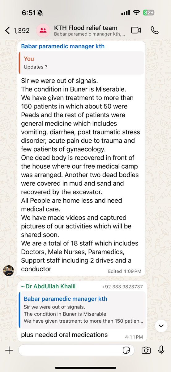 Heart wrenching. Unprecedented devastation. Details yet to come. 

👇🏻Msg I got from my team