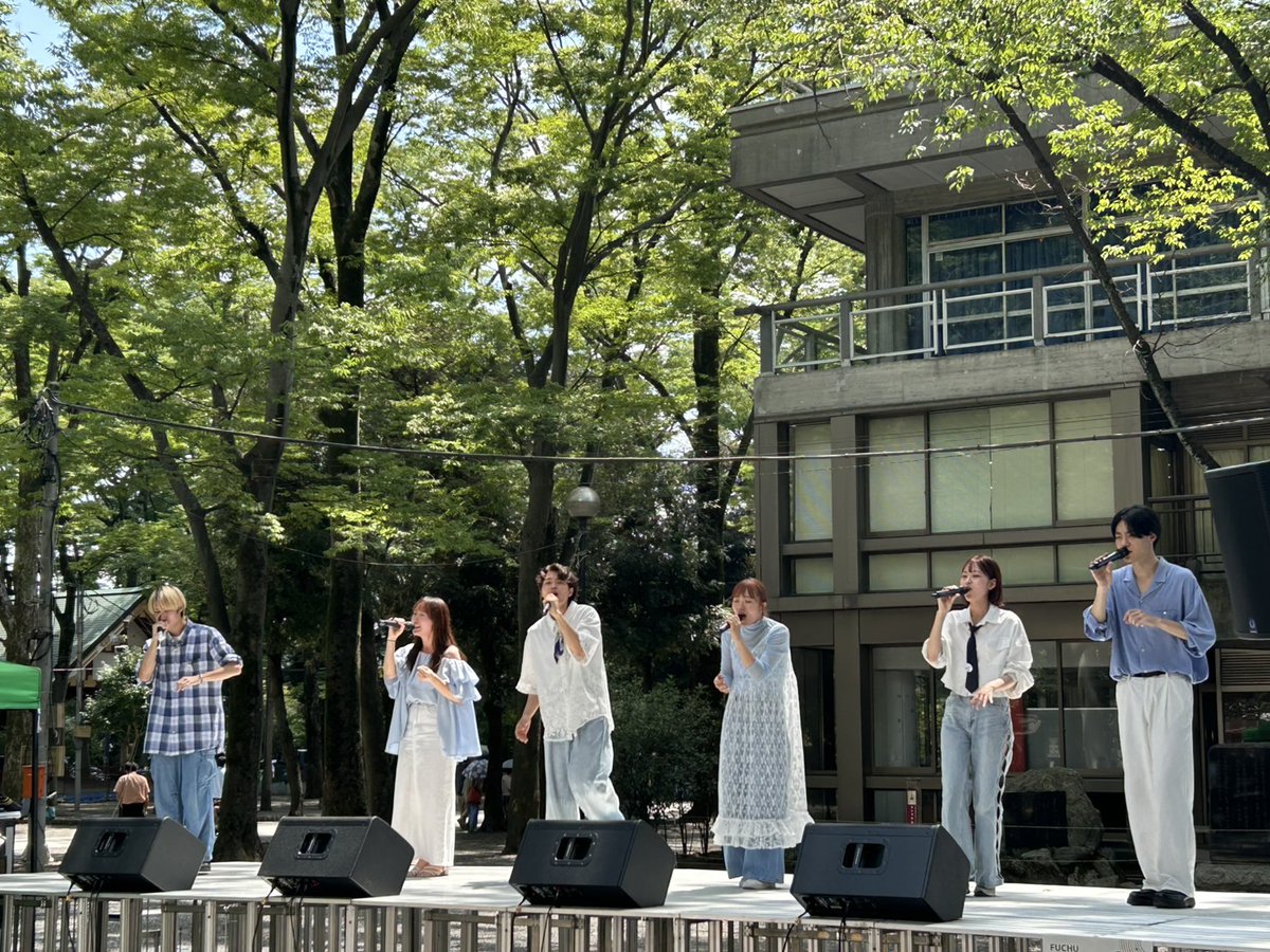 ⚡️⚡️⚡️⚡️⚡️⚡️⚡️⚡️⚡️⚡️⚡️⚡️⚡️
                       【出演報告】

     Fuchu A cappella Avenue2025
夏フェスステージに出演しました🔷🔷
楽しんでいただけましたでしょうか？
 暑い中演奏を聴いてくださった皆様、
   　ありがとうございました！！

⚡️⚡️⚡️⚡️⚡️⚡️⚡️⚡️⚡️⚡️⚡️⚡️⚡️