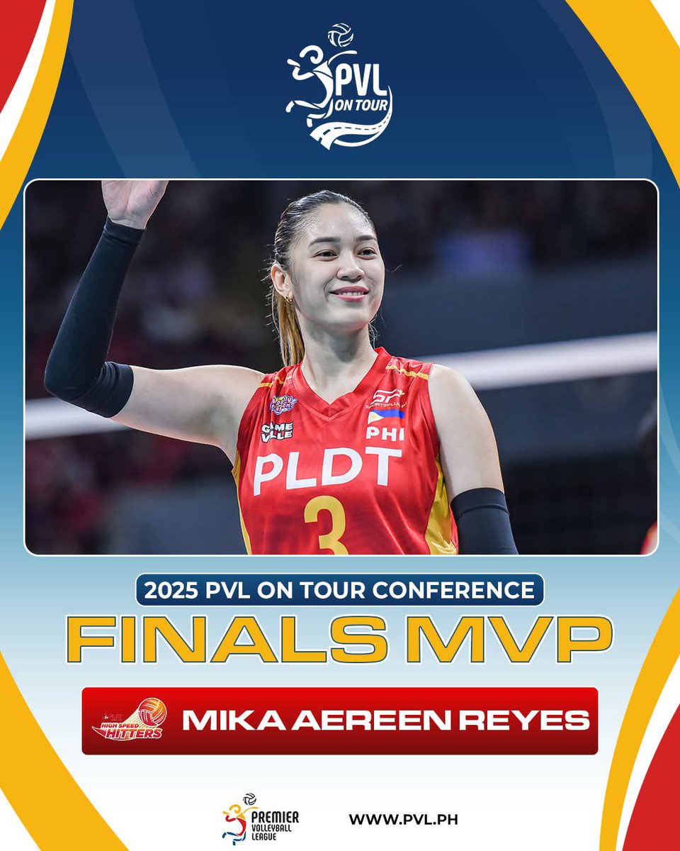 MIKA’S MOMENT! ☎️ 

Watch the awarding ceremony on:
📺 : One Sports | One Sports+
📲 : Pilipinas Live
🖥️ : pvl.ph/live

#PVLonTour | #TheHeartOfVolleyball